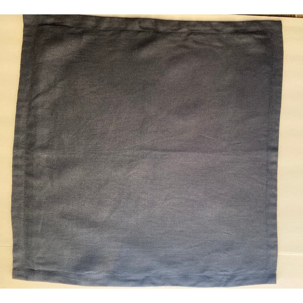 NWOT Pottery Barn dark blue Linen 20X20” pillow cover
